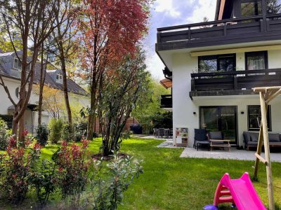 Gartentraum: 4-Zimmer-EG-Wohnung mit parkähnlichem Garten