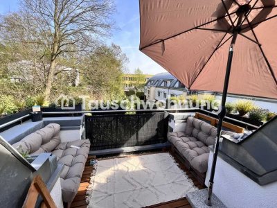 Tauschwohnung: Tausche 1,5-Zimmer-Wohnung Maisonette Wohnung in Aachen-West