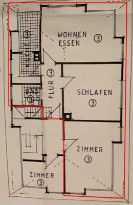 3 Zimmer Wohnung in Stuttgart Ost (Gänsheide), 71 m²