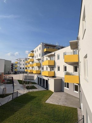 Neubau-Erstbezug im „ein viertel grün“ – hochwertig wohnen mit Balkon &amp; Tiefgarage