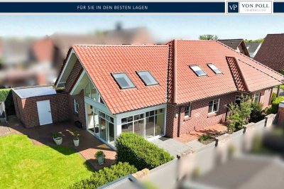 Ebenerdig Wohnen in Nordhorn Stadtflur: mit Garage, Wintergarten und Ausbaupotenzial