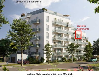 Voll-möbliertes, komfortables Studenten-Apartment im 4. OG mit Balkon in Augsburg-Hochfeld