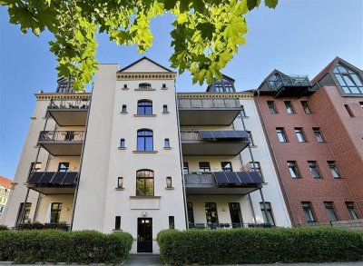 Bezugsfrei! Stilvolle Maisonette über den Dächern Leipzigs – Loggia, 2 Bäder, Aufzug & Stellplatz