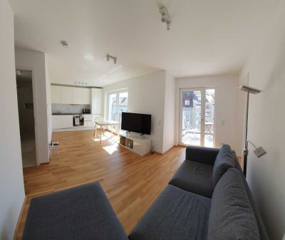 Exklusive 2-Zimmer-Wohnung (Baujahr 2019) mit EBK und Balkon nähe Rathenauplatz
