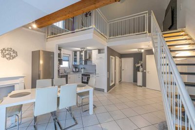 Charmante 2-Zimmer-Maisonette mit Balkon und offener Galerie