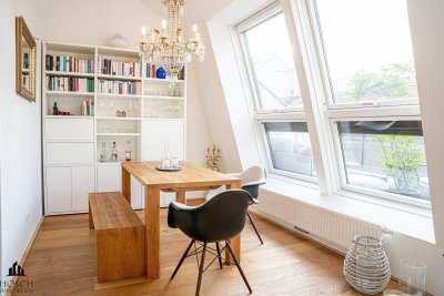 High-light – atemberaubende DG-Maisonette-Wohnung mit 2 Terrassen beim Augarten!!