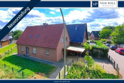 Einfamilienhaus mit Naturanschluss – Doppelhaushälfte mit Carport