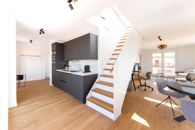 Neuwertiges, voll möbliertes Penthouse mit Alpenblick inkl. Designerküche im KUPA-Quartier