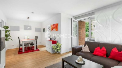 Helle 2-Zimmer-Wohnung mit Südwest-Loggia und Stellplatz