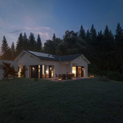 Baugrundstück mit Neubau - Einfamilienhaus in schöner Lage