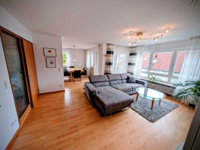 3,5-Zimmer-Wohnung mit großem Balkon & Garage in ruhiger und sehr guter Lage in Backnang