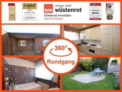 Mit 3D: Bungalow mit Garten in Südausrichtung - Bergheim-Kenten!