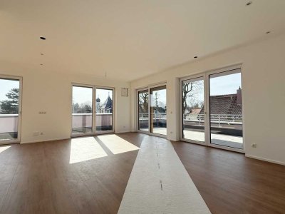 Exklusive 3-Zimmer-Penthousewohnung mit großer Dachterrasse – Neubau 2026 (KfW 40 / QNG)