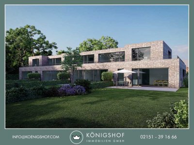 Üppig grüne Natur gefällig? Bildschöne 2 Zimmer-Neubauwohnung in Verberg mit Südterrasse und Garten