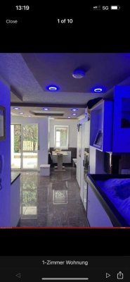 Vollständig möbilierte 1-Raum-Wohnung mit Balkon und Stellplatz in Pforzheim