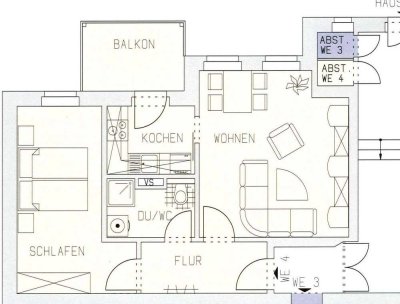 TOP Lage - Laminat - Balkon -Bad mit Dusche - frei ab 1.8.25