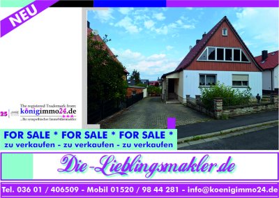 teilsan., mod.-bed. EFH (7 ZKB) m. Zufahrt, Garage, Garten | Sand . Main