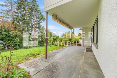 Sofort bezugsfrei! Attraktive 3-Zimmer-Wohnung mit Garten in naturnaher Lage von S-Buchwald