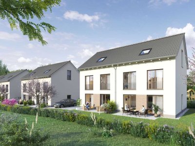 Neubau mit Keller, Garten und Luft-Wasser-Wärmepumpe