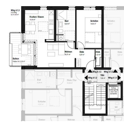 Erstbezug: 2- bis 4-Zimmer Wohnungen mit Balkon in Ergolding