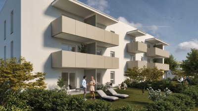 2 MONATE MIETFREI! Moderne Gartenwohnung in Hofkirchen: Erstbezug mit Terrasse und Stellplatz für 549,69 €