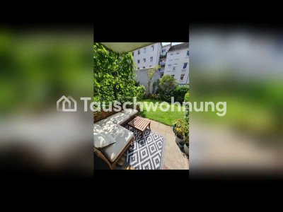 Tauschwohnung: Gemütliche 2-Zimmer-Wohnung mit Terrasse und Garten