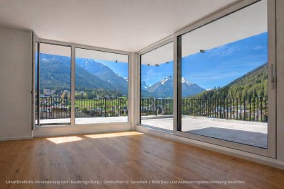 Penthouse mit Panorama-Blick ins Stubaital und herrlicher Dachterrasse