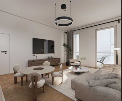 Großzügiger Altbauklassiker mit  Balkon und angrenzender Dachterrasse