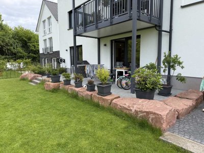 Tolle Wohnung auf 160qm mit gehobener Ausstattung, großer Terrasse und tollem Blick in die Natur