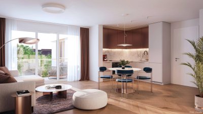 Erstbezug || 2-Zimmer-Wohnung mit wunderschöner Loggia || Sandleitengasse 68