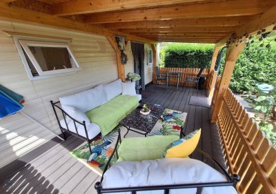 +++ KEINE MAKLERKOSTEN +++ NETTES-FERIEN - MOBILHEIMHAUS - NEUWERTIG BJ. 2013 in Oggau am Neusiedlersee zu verkaufen +++