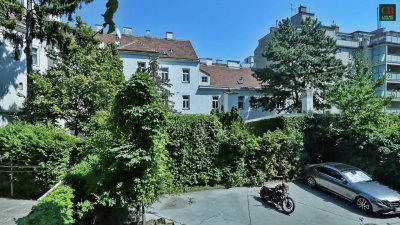 Schöne 3- Zimmer Wohnung in Ruhelage mit gepflegtem, üppig begrüntem Innenhof!