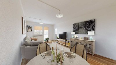 Euer Schlüssel zum Glück! Neu zu sanierende 3-Raum-Wohnung mit verglastem Balkon in sonniger Südlage