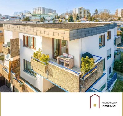 Attraktive 4-Zimmer Wohnung mit Garage und Süd-Balkon mit Aussicht in bevorzugter Lage von Möglingen