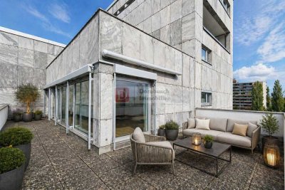 Top!! Penthouse mit großer Südwest-Dachterrasse und Skylineblick