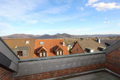 Bonn-Lannesdorf / Muffendorf - 3-Zimmer-DG-Wohnung mit 3 Loggien in Aussichtslage