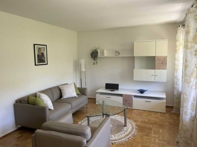 Möblierte Erdgeschosswohnung mit Garten in München-Trudering