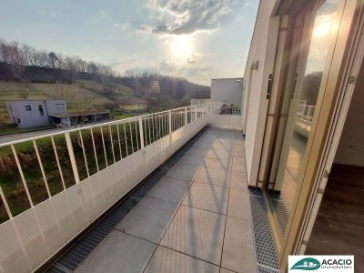 helle Dachgeschoßwohnung mit Terrasse - optimaler Grundriss - Wohn(t)raum im Tullnerfeld - im Grünen wohnen, aber in der Stadt arbeiten - Tiefgarage auf Anfrage vorhanden!