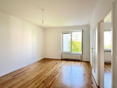 Absolute Ruhe &amp; Grünblick in der Obkirchergasse! 2 Zimmer Wohnung im 4. Liftstock beim Sonnbergplatz