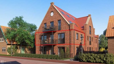 Moderne OG Wohnung auf Juist mit Balkon in direkter Strandnähe