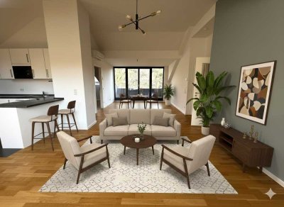 Ein fast 50m² großer Wohnraum voller Licht – perfekt zum Ankommen und Abschalten