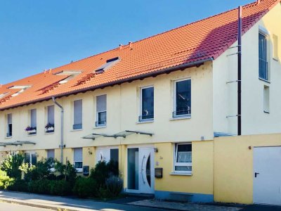 Neuwertiges Reihenendhaus mit schönem Garten und Mainblick, perfekt fürs Homeoffice!
