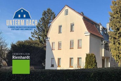 UNTERM DACH! 3-Zimmer-Dachgeschosswohnung in Stuttgart-Bad Cannstatt