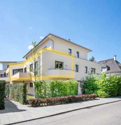 Hell, modern & neu teilmöbliert! 2-Zimmerwohnung mit TG Stellplatz im Herzen von Solln zu vermieten!