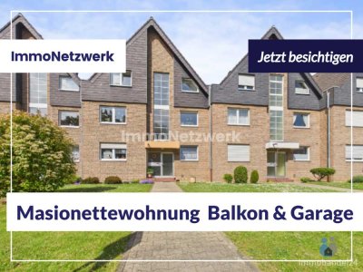 TOP***großzügige Masionettewohnung mit Balkon und Garage in schöner Anlage***NEU
