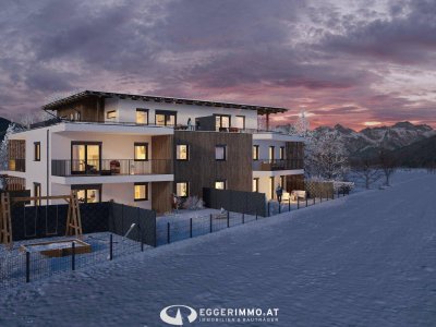 "Green Base" - Wohnen im Grünen, Neubau 2-Zimmerwohnung, großer Balkon, ausgezeichnete Lage in Maishofen