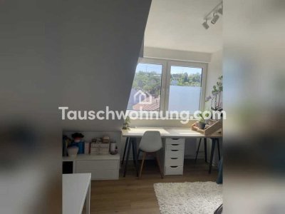 Tauschwohnung: Helle gemütliche Einzimmerwohnung möbliert