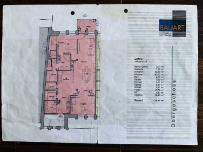 Exklusive 2-Raum-Loft-Wohnung mit Balkon, Einbauküche und Sauna