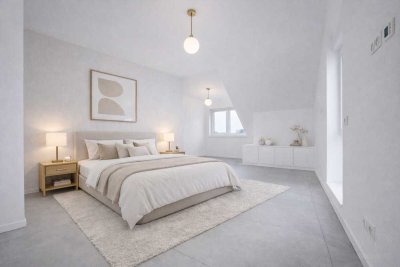 KfW-55-Standard | Moderne Dachgeschosswohnung im Neubau (2023)