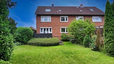 SCHNÄPPCHEN: Doppelhaushälfte, solide, gepflegt, schnell beziehbar, Garage, Garten, Nähe Krankenhaus